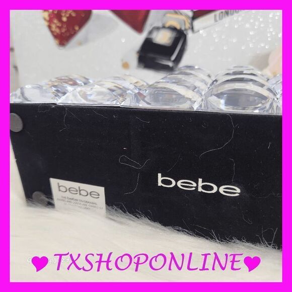 { bebe } Silver like Rhinestone mirrored Brushes, pencil, pens Organizer NWT - Picture 6 of 6